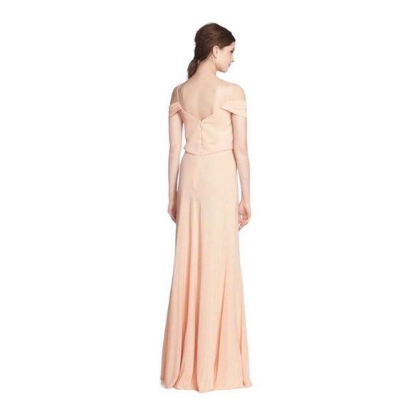 Jenny Yoo Collection Sabine Off The Shoulder Maxi Gown Size 4 - Picture 2 of 16